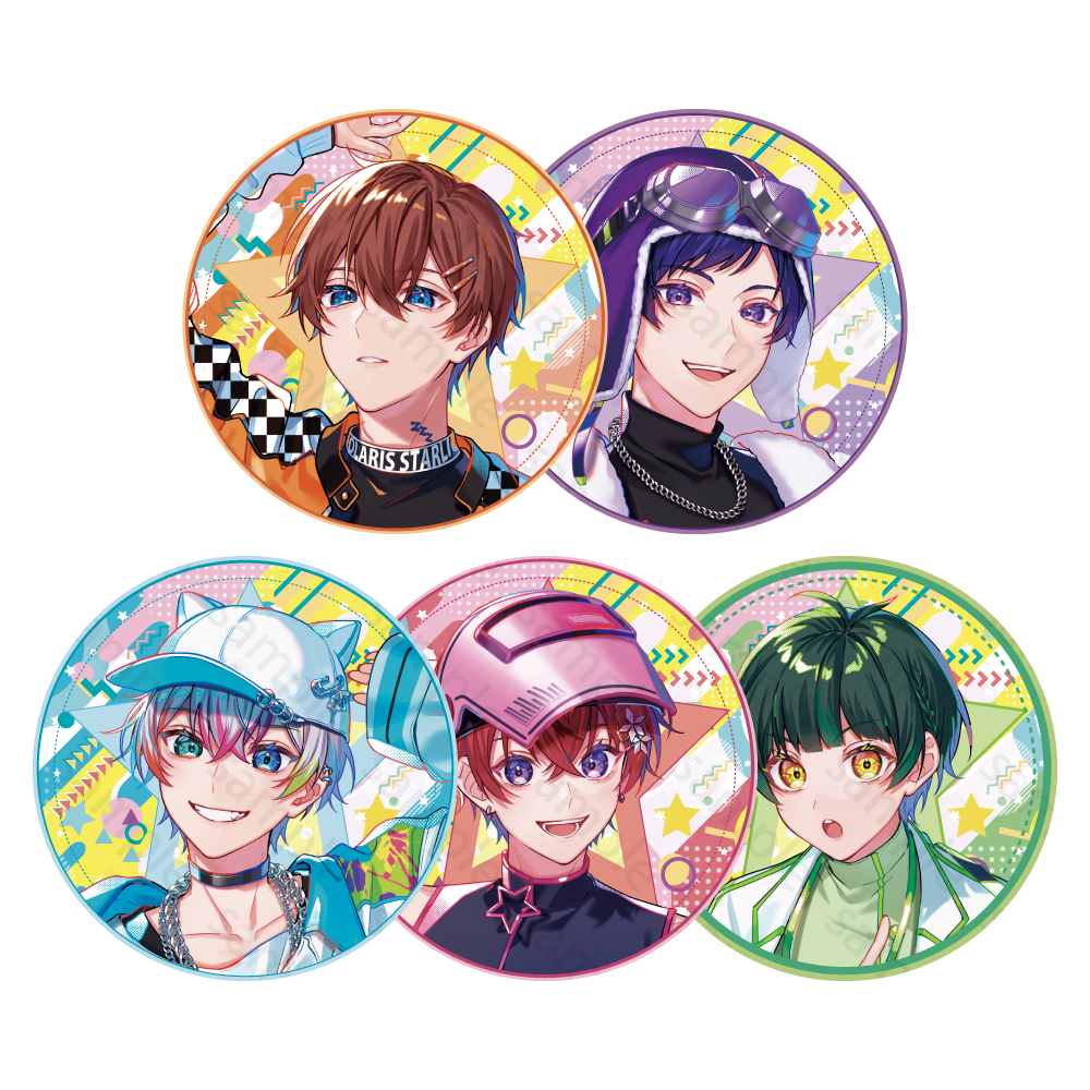 すたぽら ランダム缶バッジ 2024年 お正月ver. - すたぽらしょっぷ