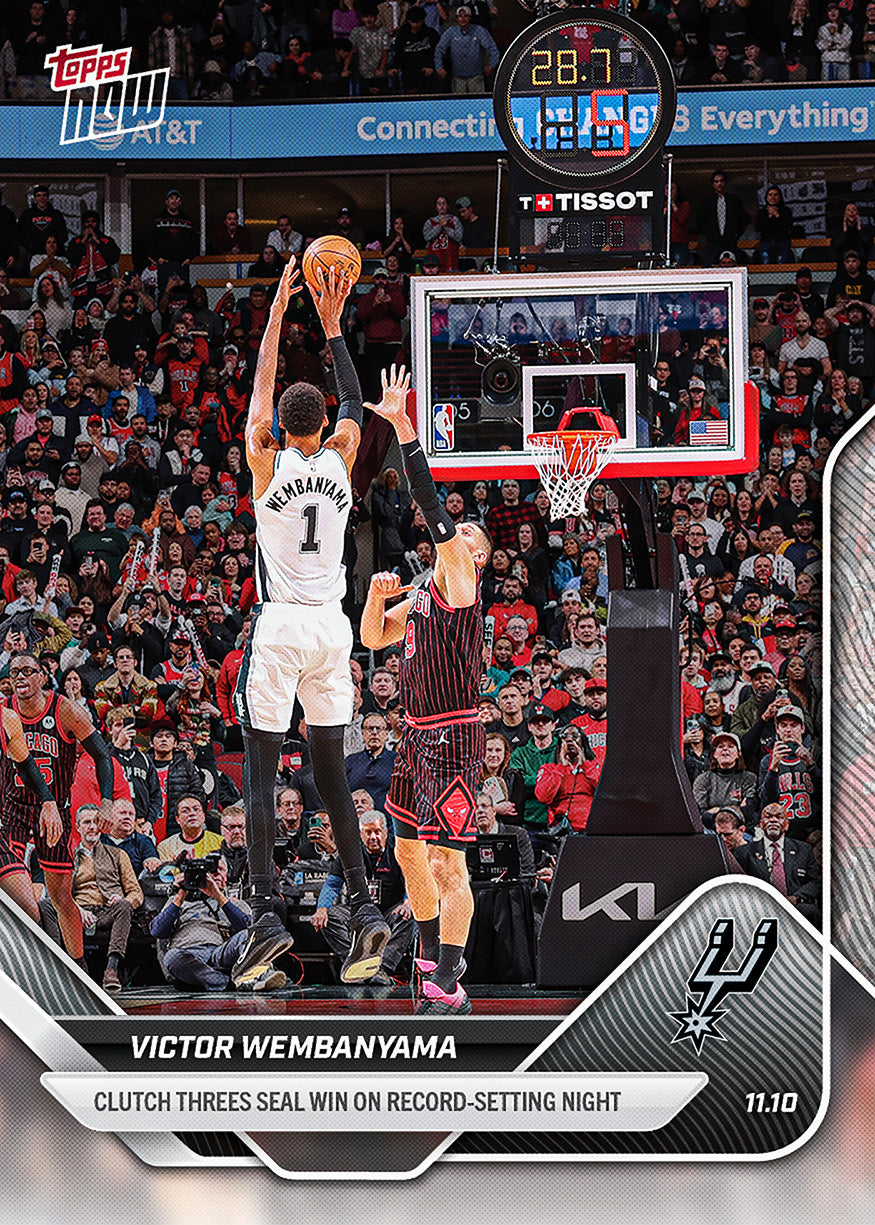 Victor Wembanyama - 2025-26 NBA Topps NOW® - Card 49