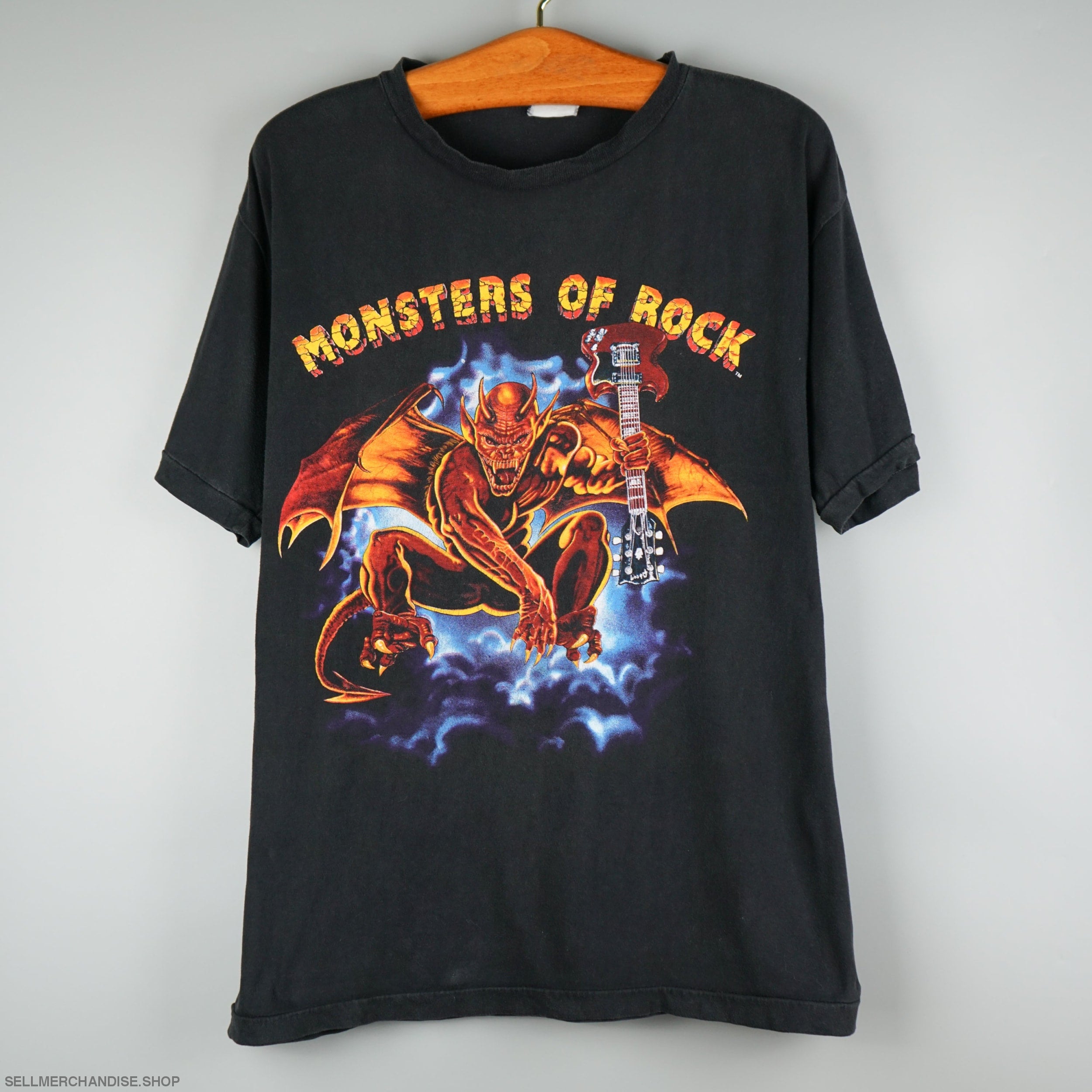 Vintage 1991 Monsters of Rock Fest T-Shirt ACDC Metallica