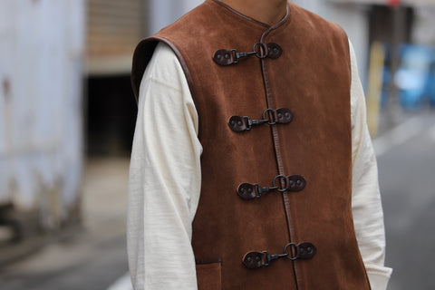 極上の革ベスト》CAPTAIN VEST - OIL VELOUR – ナイジェル・ケーボン