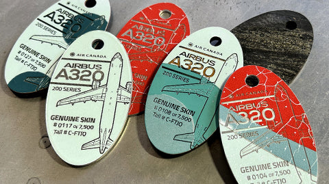 カスタム エア カナダ® A320 - C-FTJO – MotoArt PlaneTags