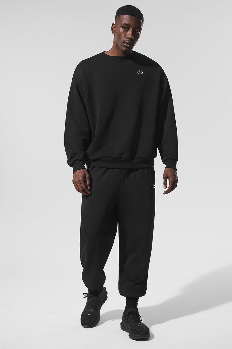 Accolade Crew Neck Pullover - Black | ALO