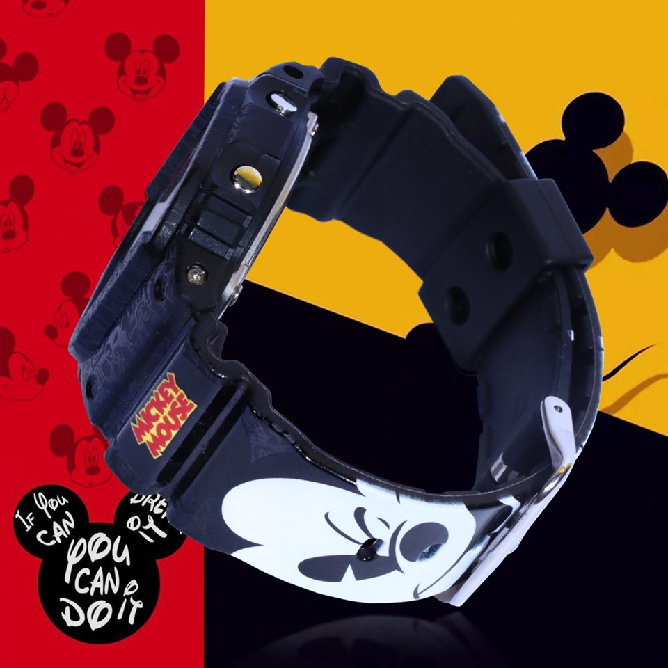 MICKEY MOUSE Custom Design on G-Shock Watch for Mickeymouse Lover