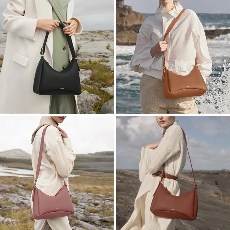 Polene Umi Edition Textured Crossbody Leather Bag – Ceci Bag Panda