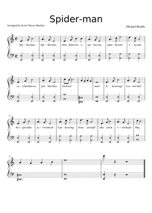 値下げしました】マーチング楽譜 テーマ・フロム・スパイダーマン