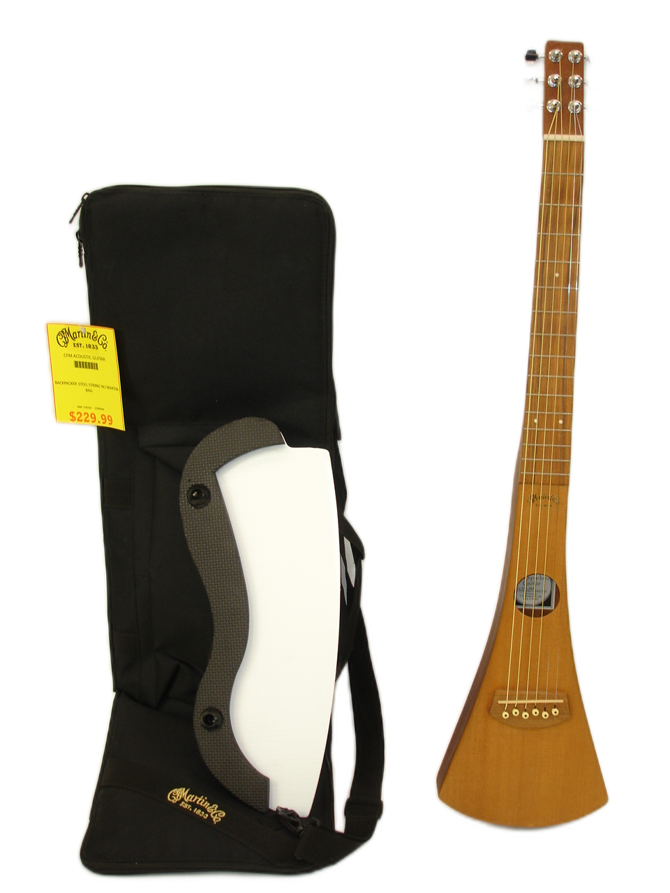 Martin Steel String Backpacker Travel Acoustic Guitar w/Bag