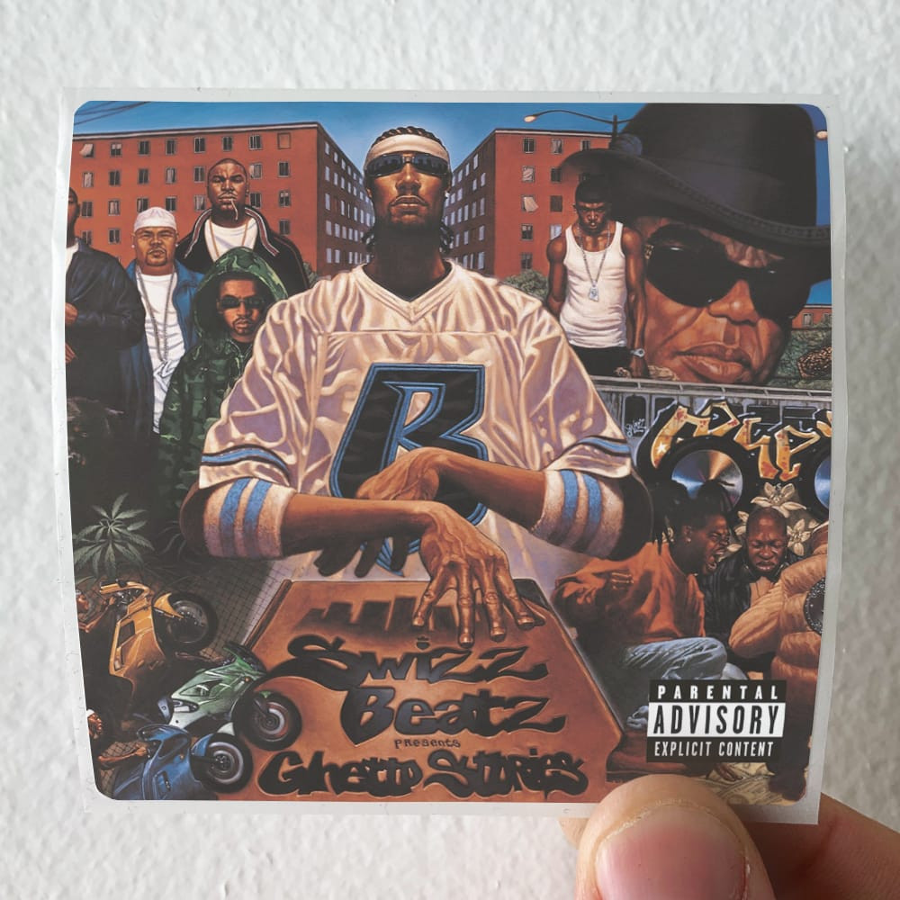 Swizz Beatz Ghetto Stories Album Cover Sticker