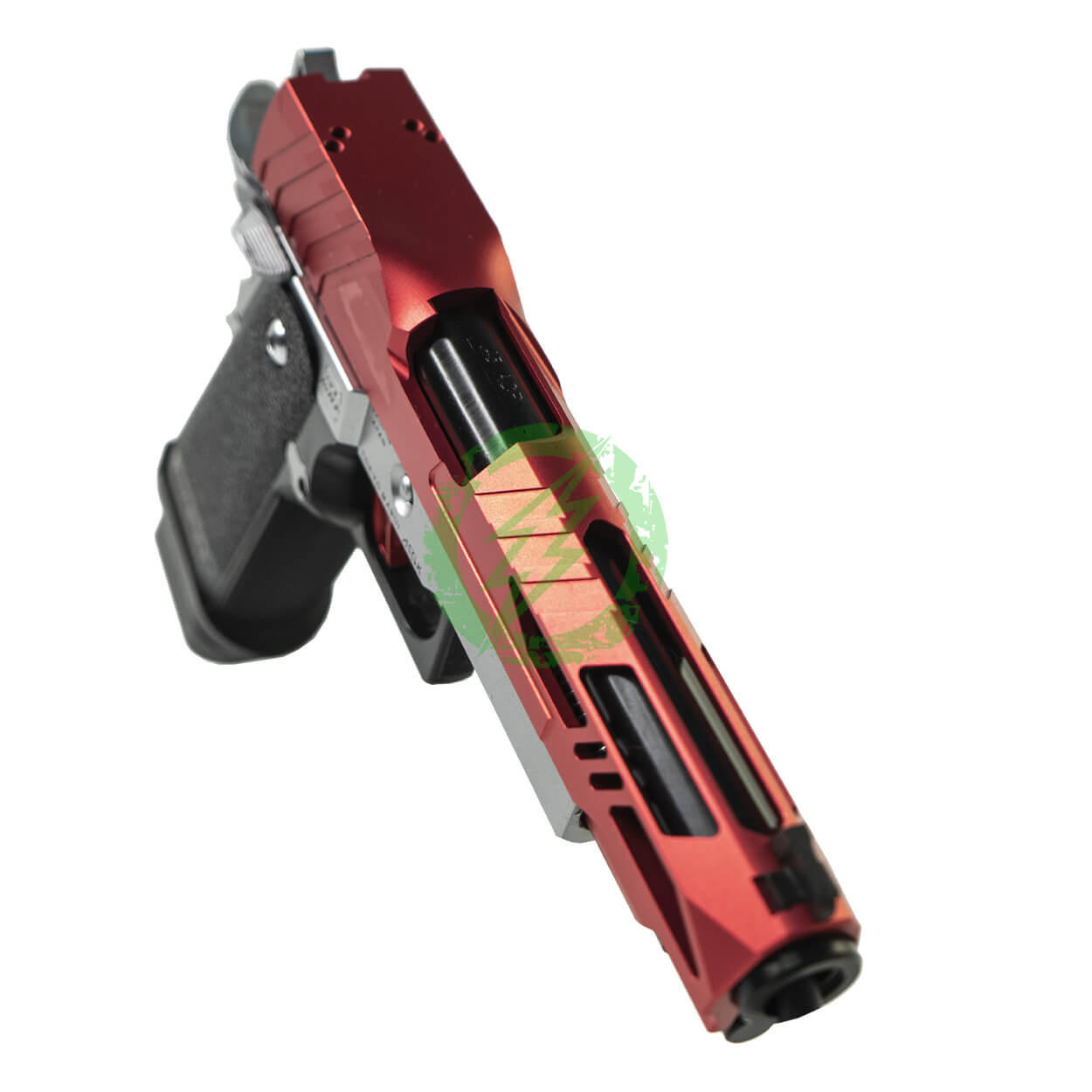 T1 x Amped Airsoft Custom TM 5.1 Hi-Capa | Red/Black 