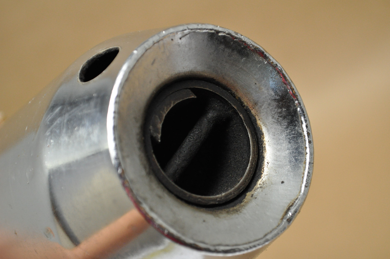 Vgt OEM Yamaha 1973-75 RD250 RD350 Left Exhaust Muffler w/ Baffle