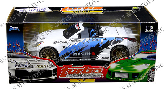 1/18 Muscle Machines Turbo Magazine 2004 Custom Nissan 350Z Nismo