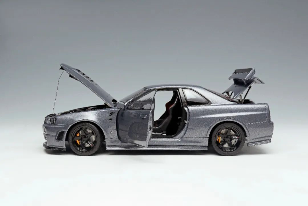 1/18 Motorhelix Nissan Skyline GT-R GTR (R34) CRS VER (Grey