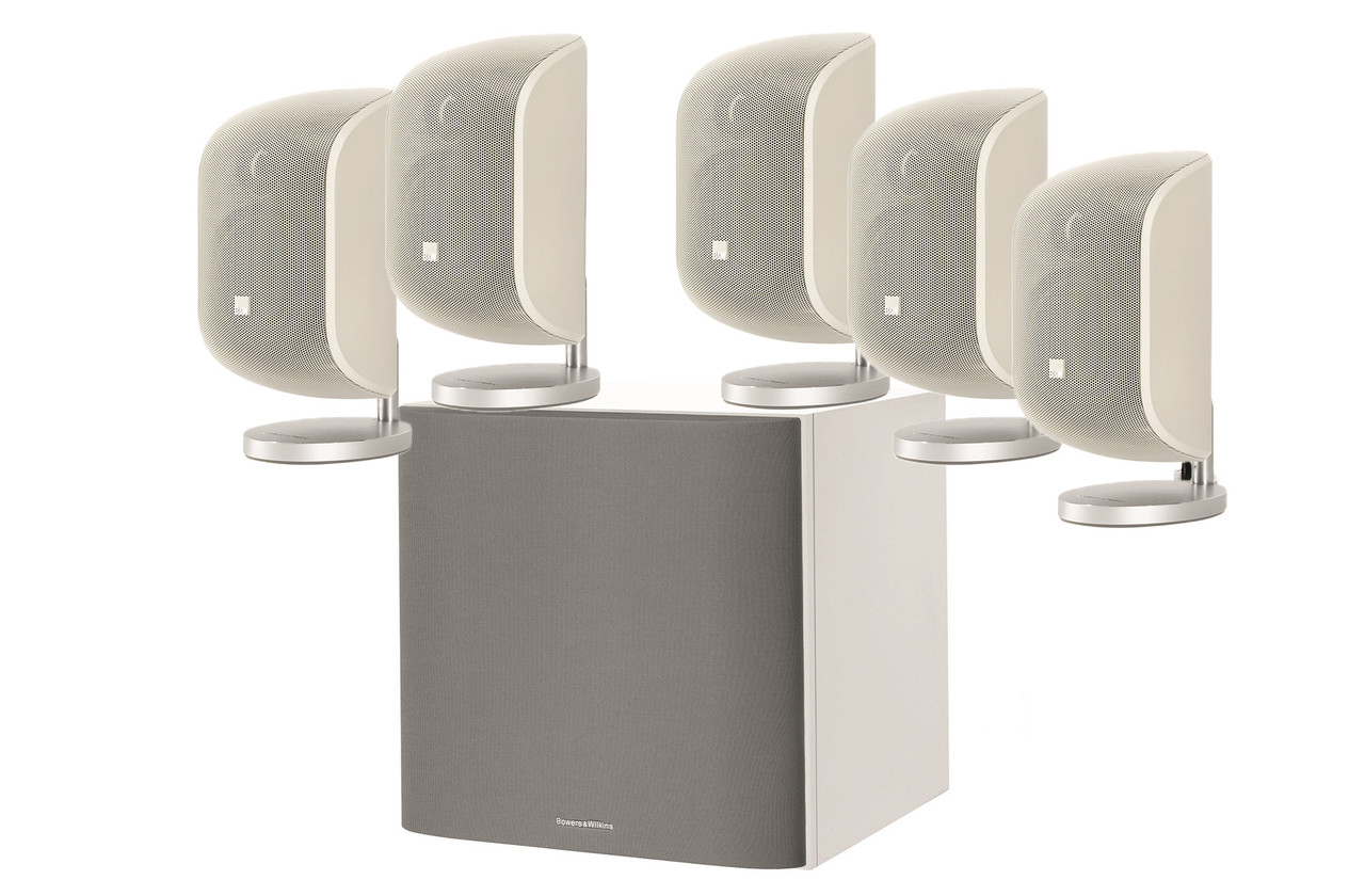 Bowers & Wilkins MT-50 with ASW608 (White) | 5.1 speaker package