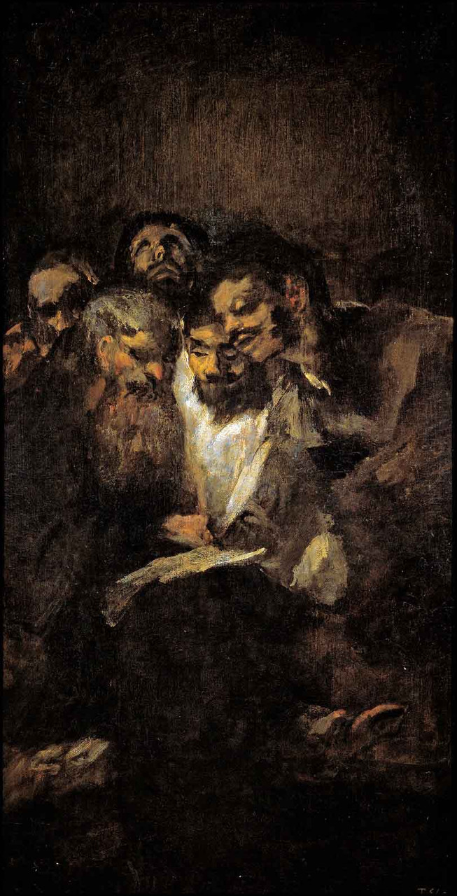 Reading By Francisco Jose De Goya Y Lucientes Print or Oil