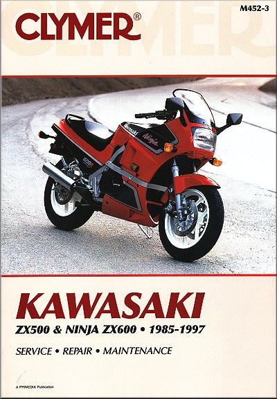 Kawasaki ZX500, ZX600 Ninja Repair Manual 1985-1997 | Clymer