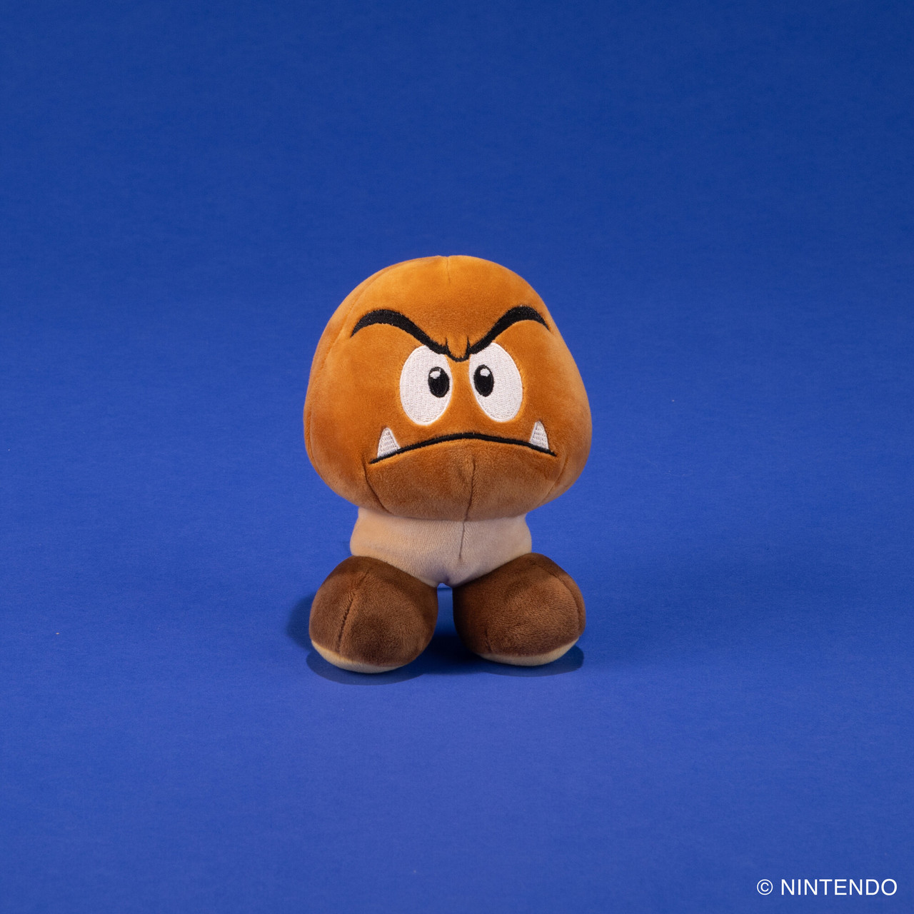 Club Mocchi- Mocchi- Super Mario™ Goomba Junior Plush Toy, 6 inch