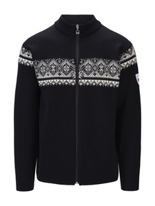 Dale of Norway - Moritz Men's 1/4 Zip Sweater: Black/Off White