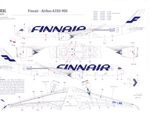 1/144 Scale Decal Lufthansa A350-900