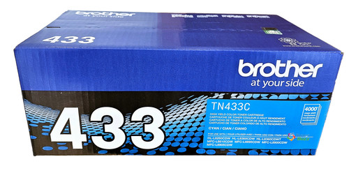 Brother TN-433 Set | 4-Pack Original Toner Combo | 4 Colors