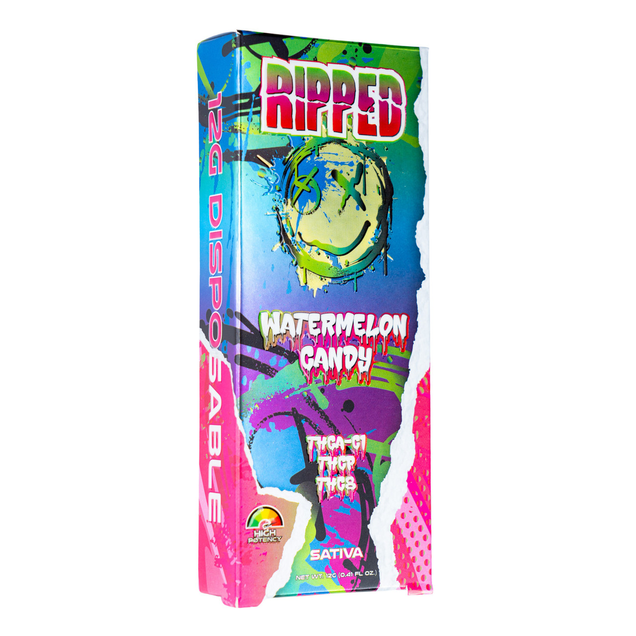 Ocho Extracts Ripped THCA-C1 Blend 12G Disposable Vape Pen - Calm Leaf