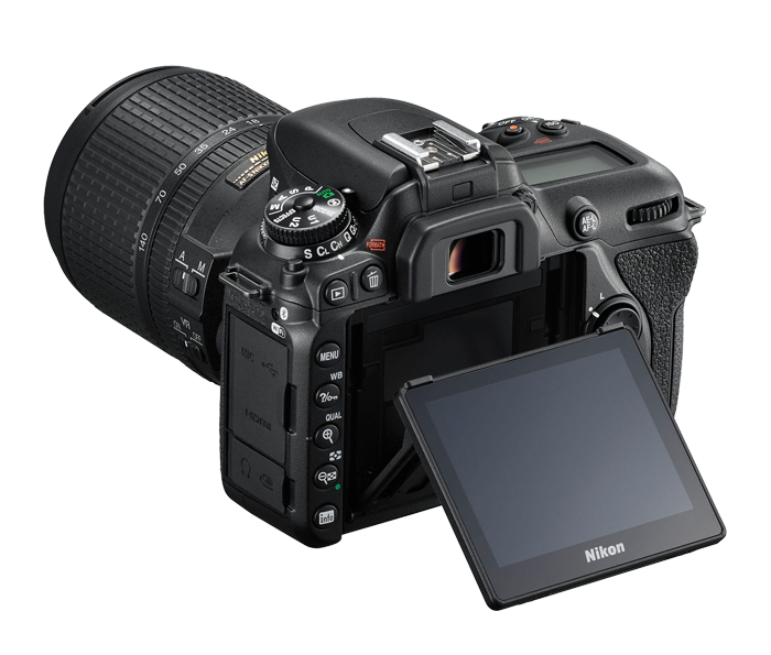 D7500 DX-format Digital SLR with 18-140mm VR Lens (Black