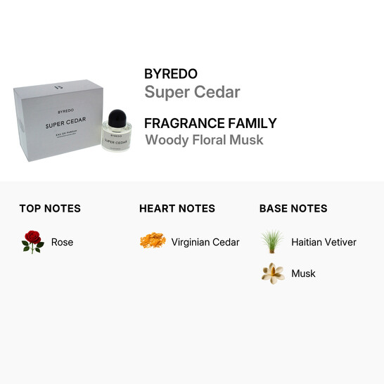 Byredo Super Cedar by Byredo for Men - 1.7 oz EDP Spray