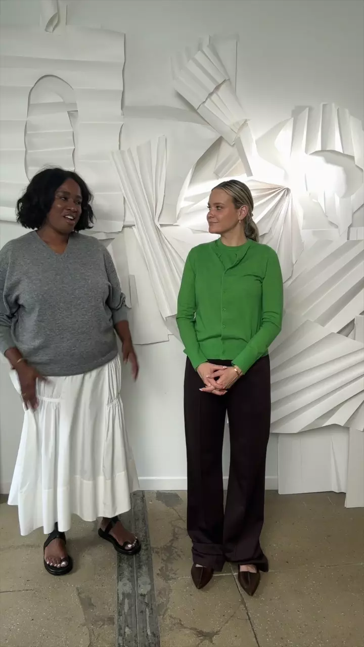 Skinlike Mercerized Wool Shrunken Cardigan – Tibi Official