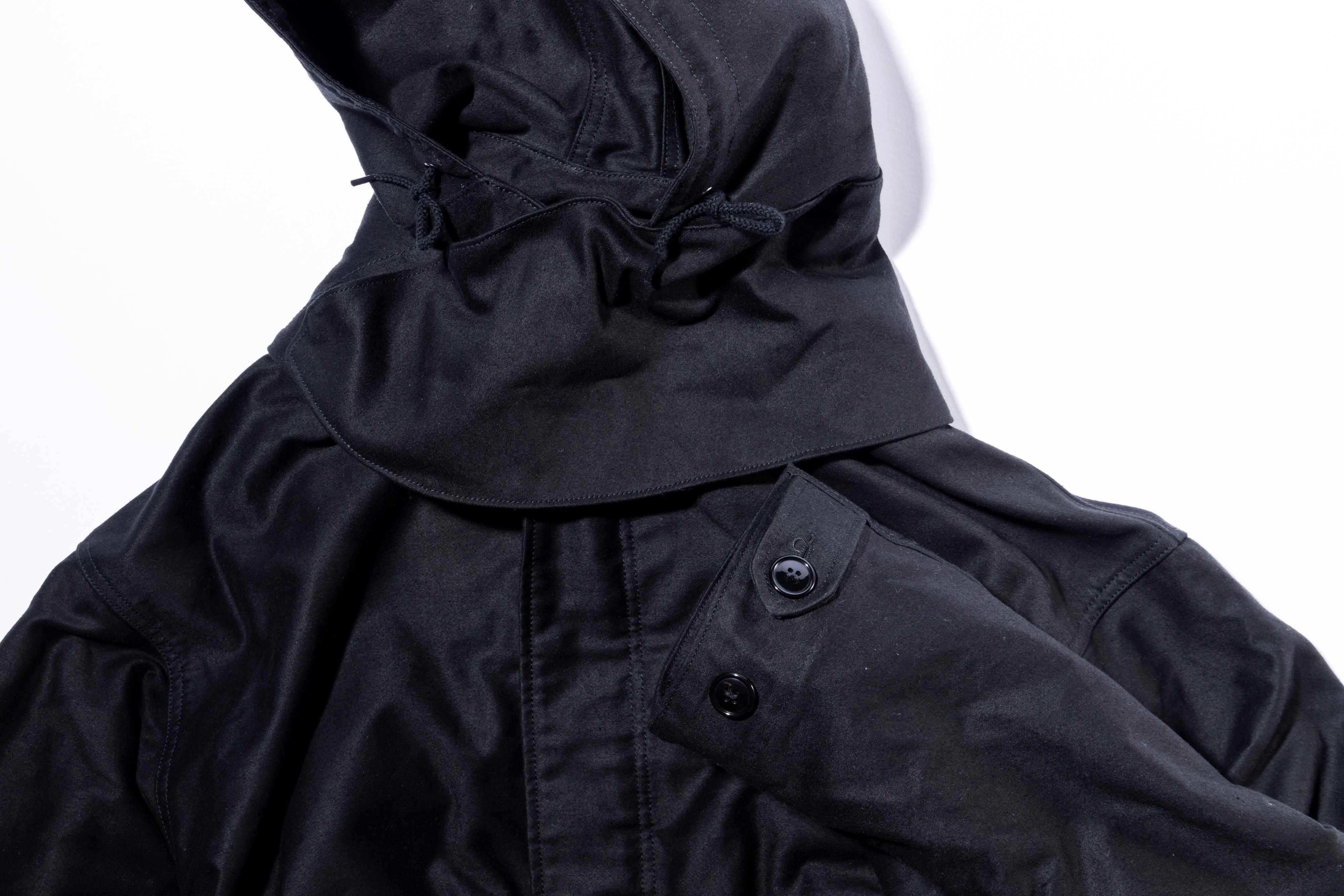 ARMY TWILL × 2nd ブラックモールスキン モッズコート – CLUB 2nd