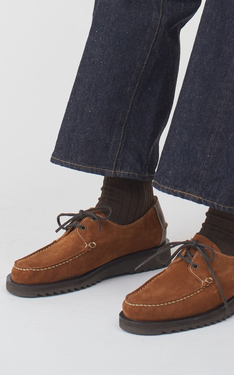 Kaptain Sunshine x Paraboot Domingue Suede Camel