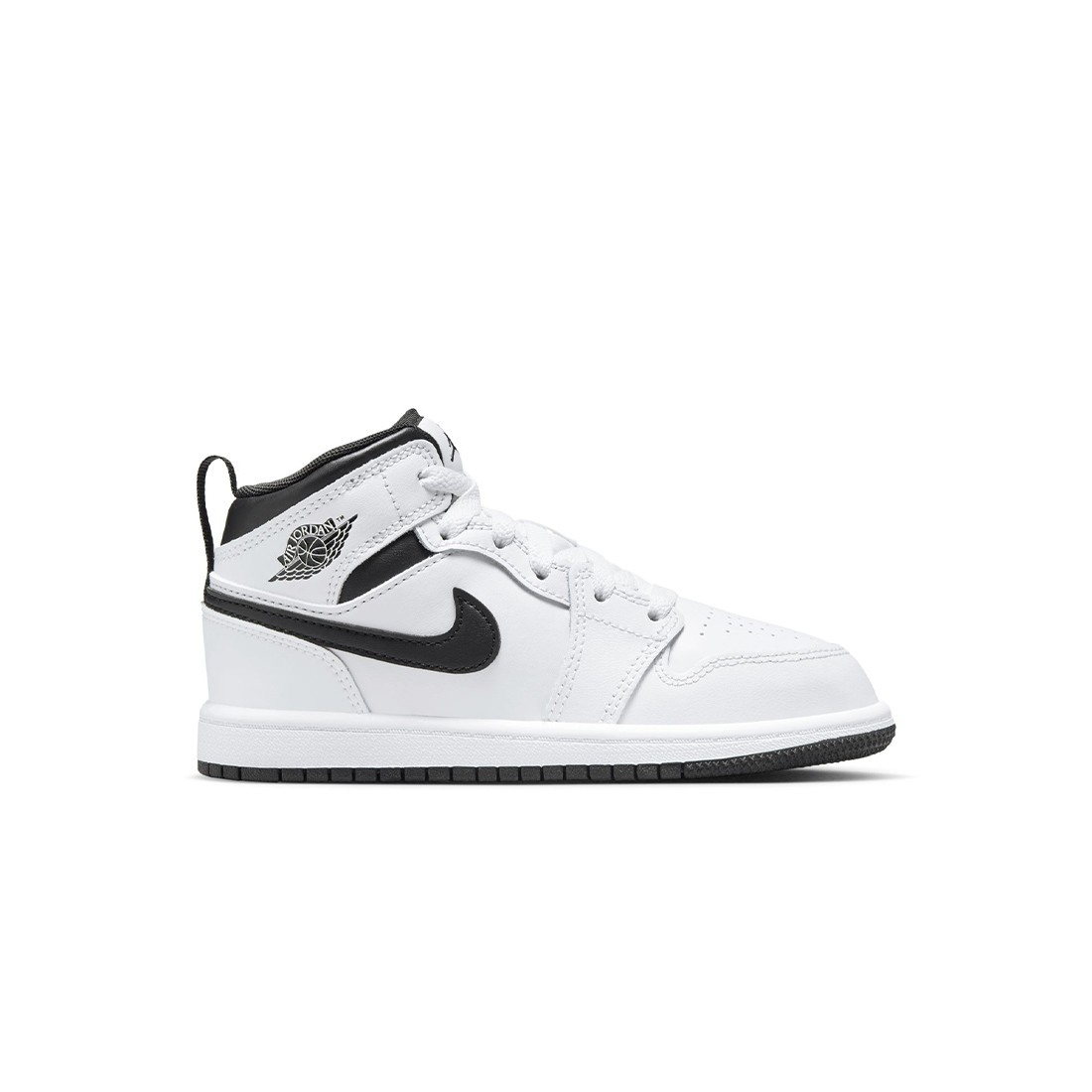 jordan little kids jordan 1 mid white black white black