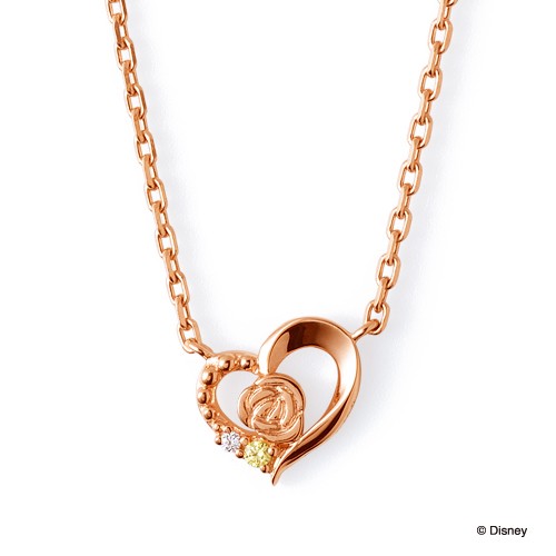 ディズニープリンセス ベル / シルバー ネックレス DI-SN1816CB｜THE