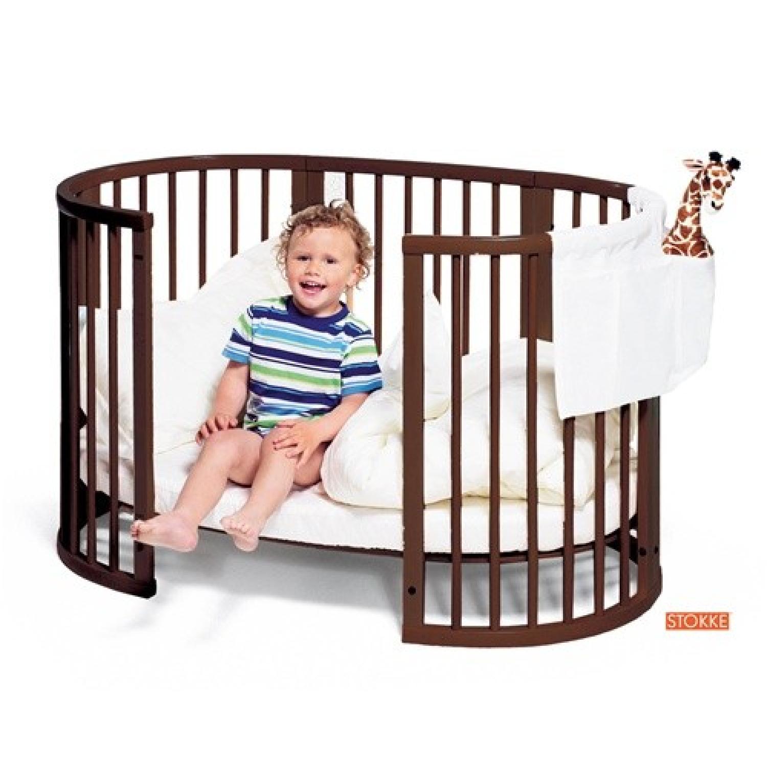 Stokke Sleepi Crib in Walnut - AptDeco