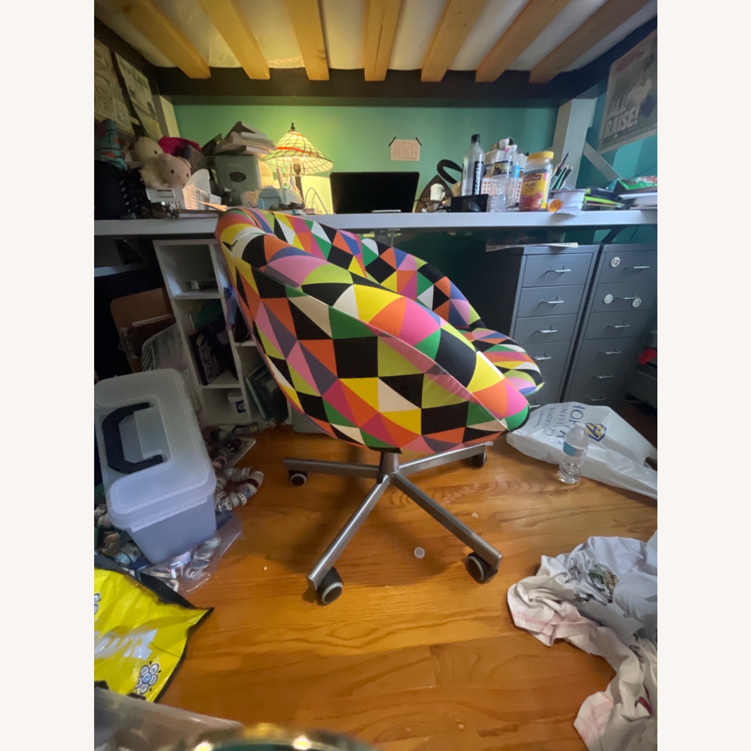 IKEA 回転チェア 椅子 キャスター付 SKRUVSTAスクルーヴスタ 楽天市場