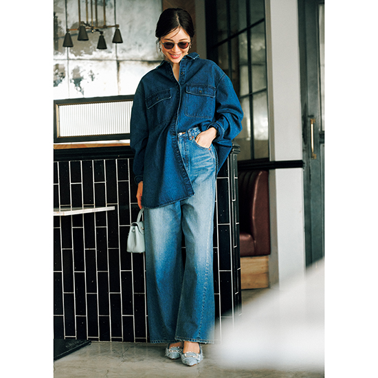 MERI]オーバーサイズデニムシャツ | KOBUNSHA SELECT SHOP | [MERI