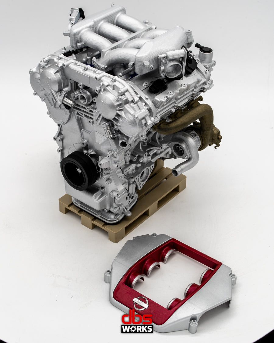 1/4 VR38DETT (Nissan GT-R R35) Scale Engine - Assembled – dbsworks