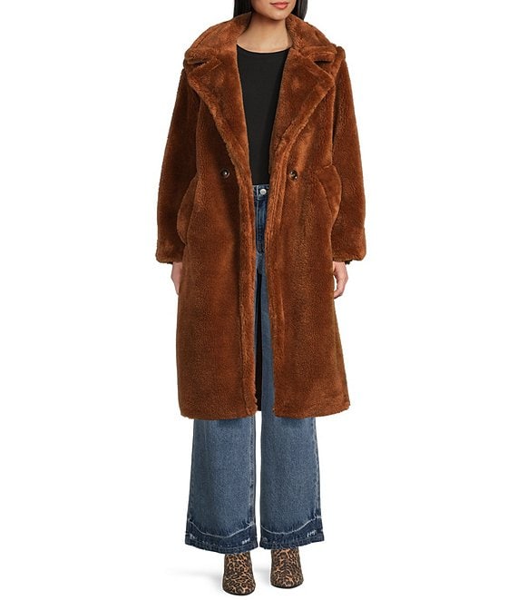 Copper Key Oversized Teddy Coat | Dillard's