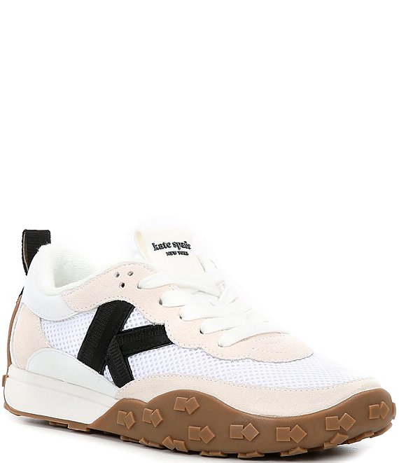 kate spade new york K As In Kate Suede and Mesh Signature Logo