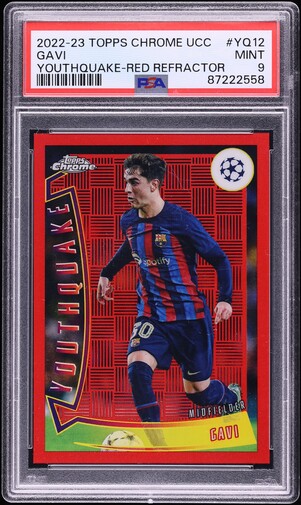 2022 Panini World Cup Extra Sticker Red Made In Brazil Gavi ROOKIE