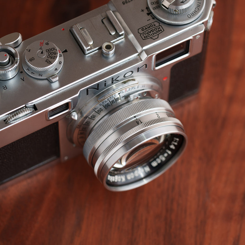 Nikon S2+Nikkor-S.C 50mm f/1.4 【OH済み】 – Doppietta-Tokyo