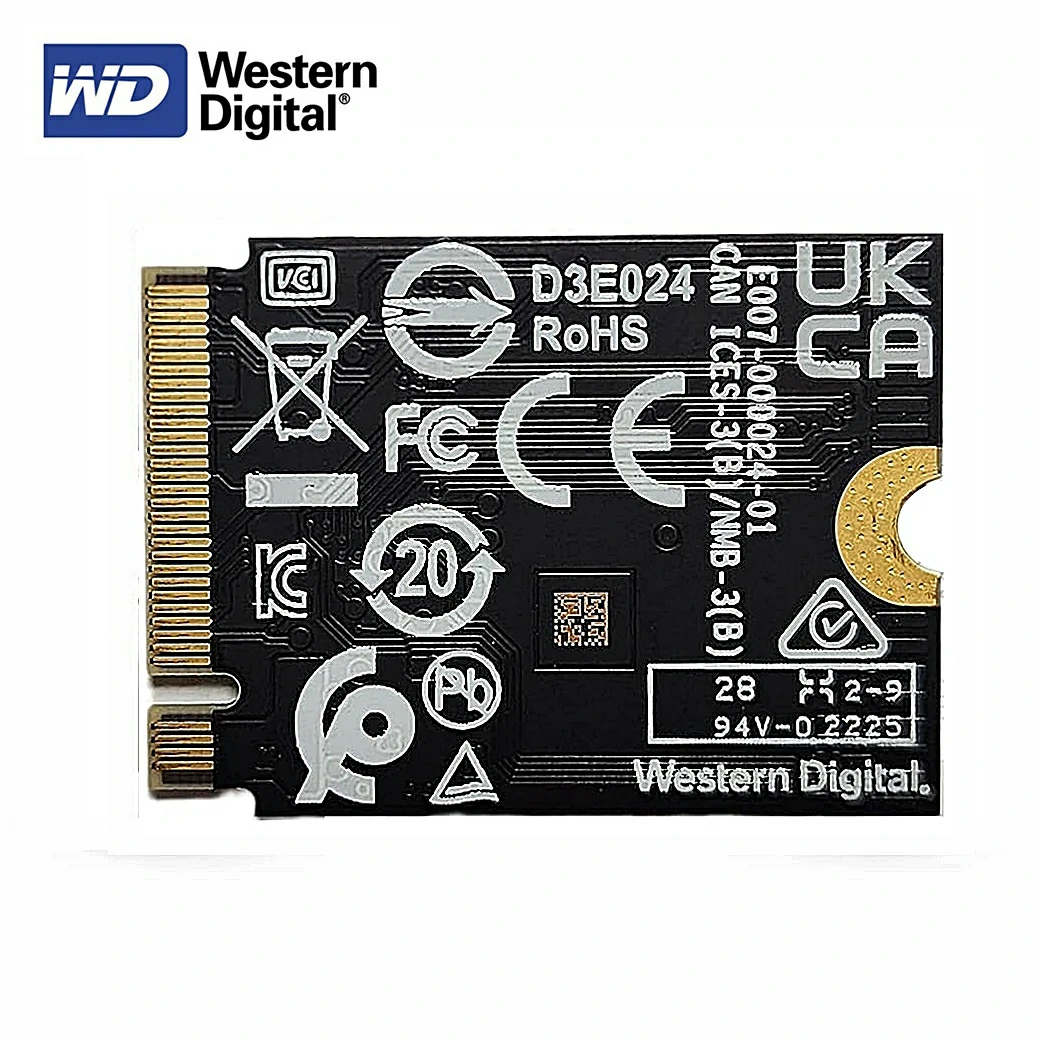 WD PC SN740 M.2 NVMe 2230 PCIe 4.0x4 SSD (2TB)