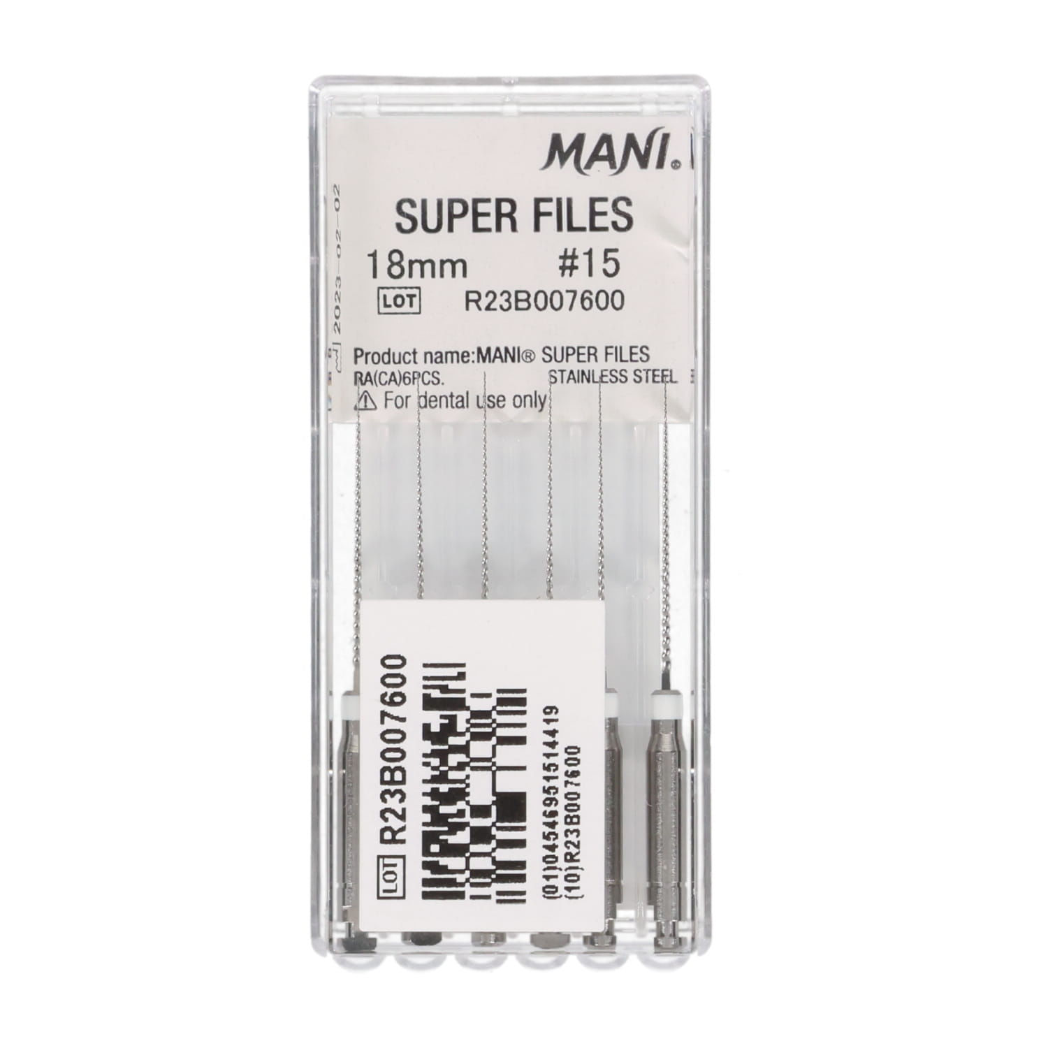 スーパーファイル 通電性なし 18mm 6入 ＃15｜オンラインカタログ