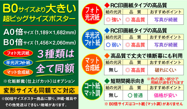 大型ポスター印刷【ディプリーズ】高品質で安い