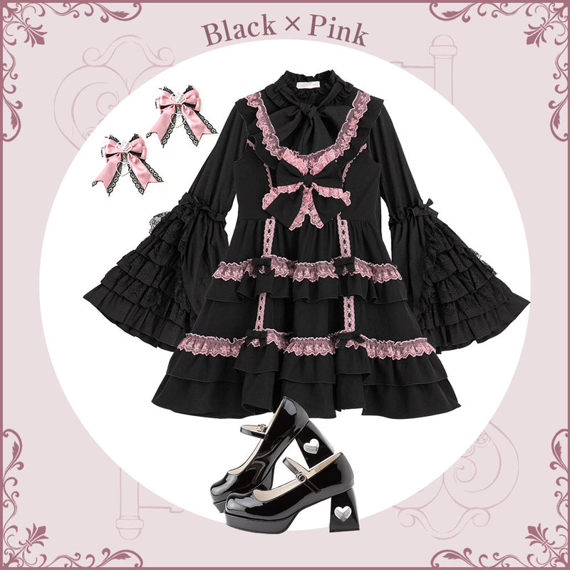 フリルたっぷりはしごレースリボンジャンスカ – レディース