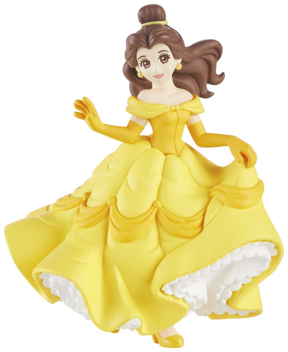 躍動感あふれるベル・オーロラ姫・白雪姫のフィギュア付き食玩