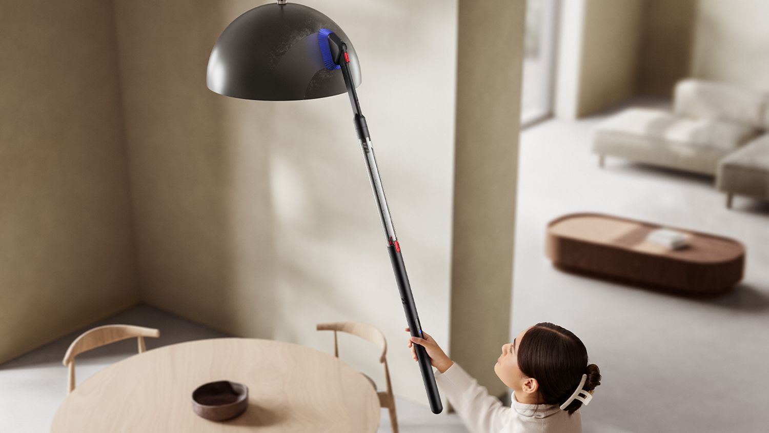 Dyson PencilVac Fluffycones™ vacuum cleaner: world's slimmest
