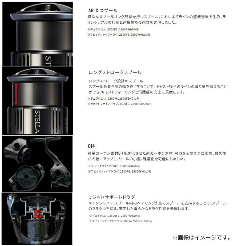 25 コンプレックスXR 2500F6HG – つり具のBunBun.com