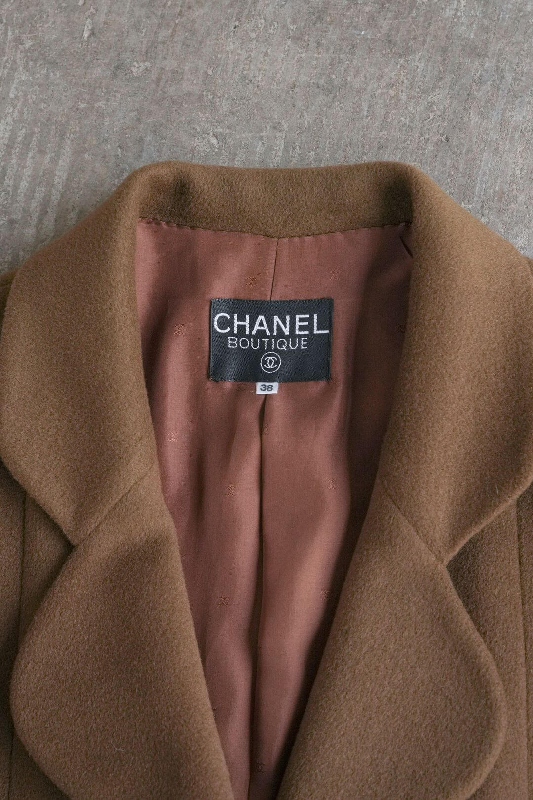 シャネル/ココマーク/ゴールドボタン/カシミヤ コート/Sレディース/7号