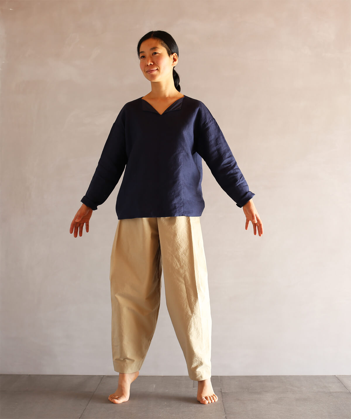 春のボンタンパンツ｜えみおわす