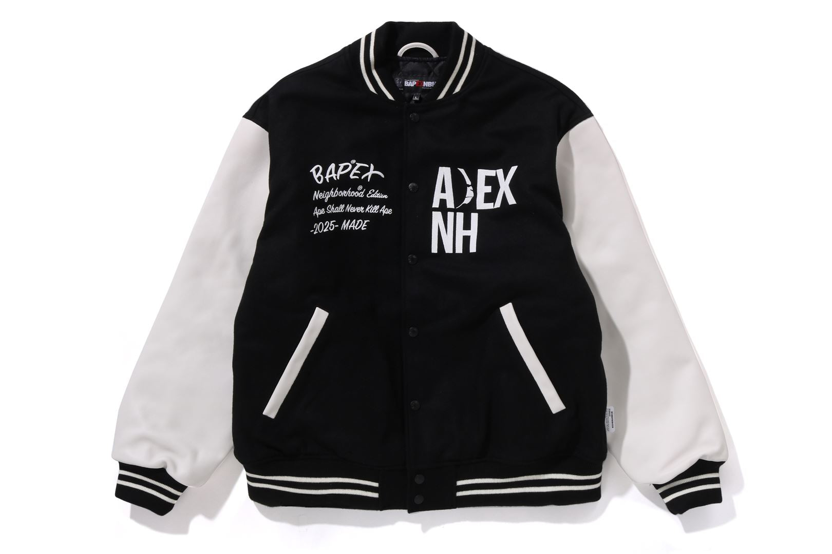 BAPE X NBHD - VARSITY JACKET – eu.bape.com