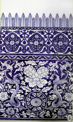 ユーロクラシクス｜マイセン 大型陶板画 プラーク