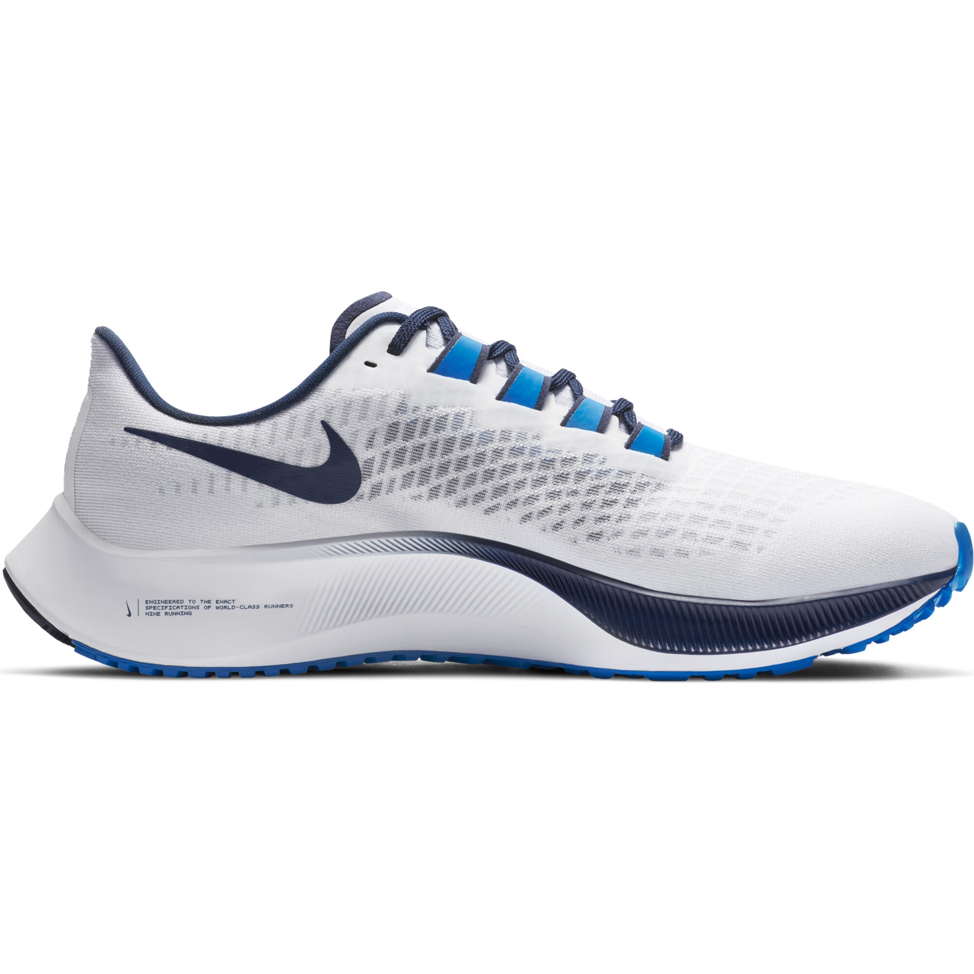 Unisex Nike White Los Angeles Chargers Zoom Pegasus 37 Running Shoe